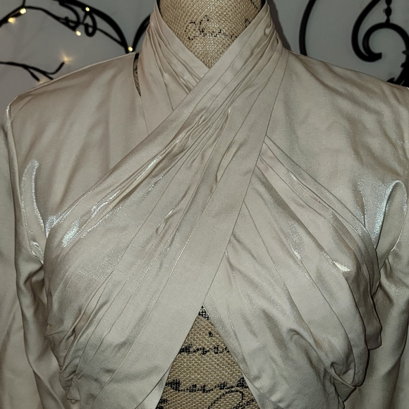 Keepsake Emilio LS Mini Dress Metallic Oyster - Picture 6 of 13